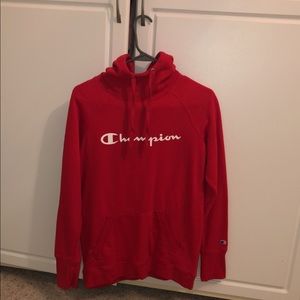 CHAMPION red hoodie size small